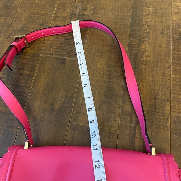 Kate Spade New York Jazmin Court Pink leather scalloped purse - Picture 5 of 14